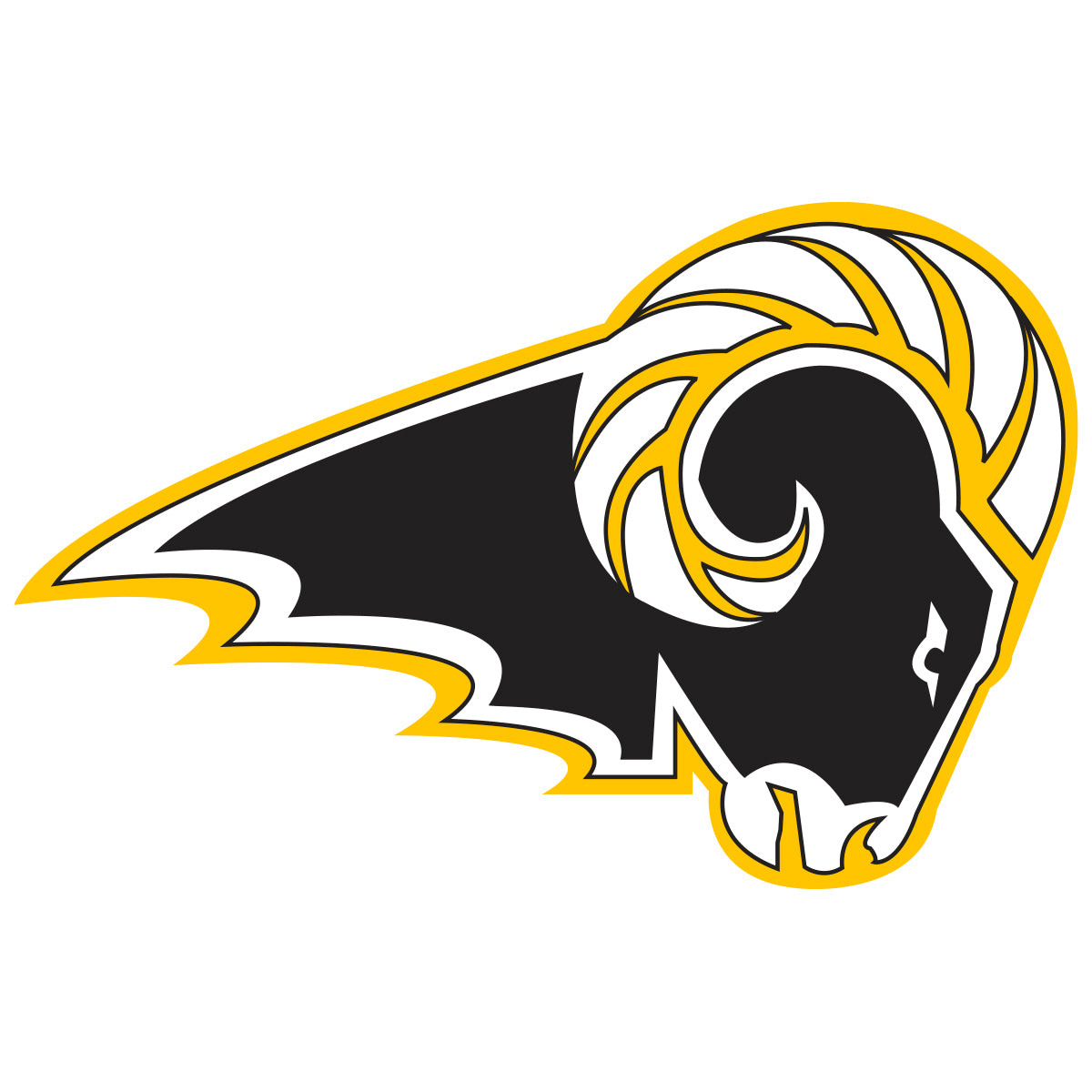 Rams Big Sticker – Southeast Polk Letterman Locker